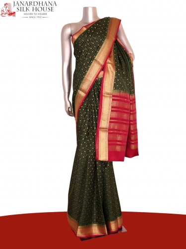 Pure Mysore Crepe Silk Saree